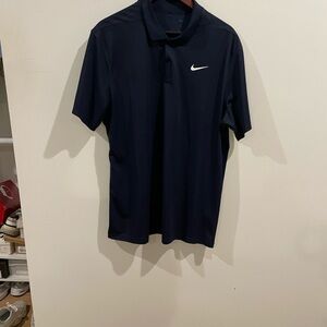 Nike Men's Navy Blue Polo Shirt